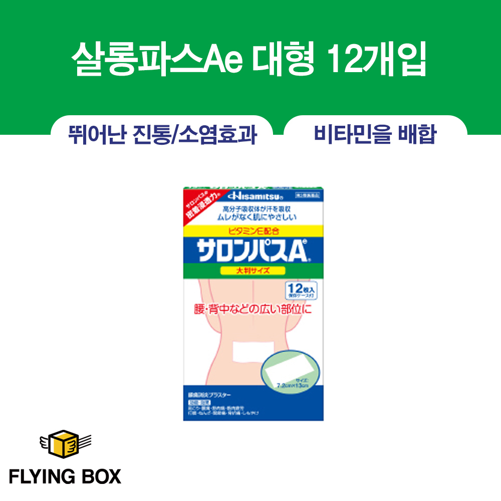 국민 파스:: 샤론파스 Ae 대형 12매